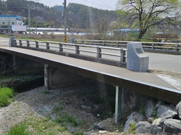 북수면 용진리 보도개설공사